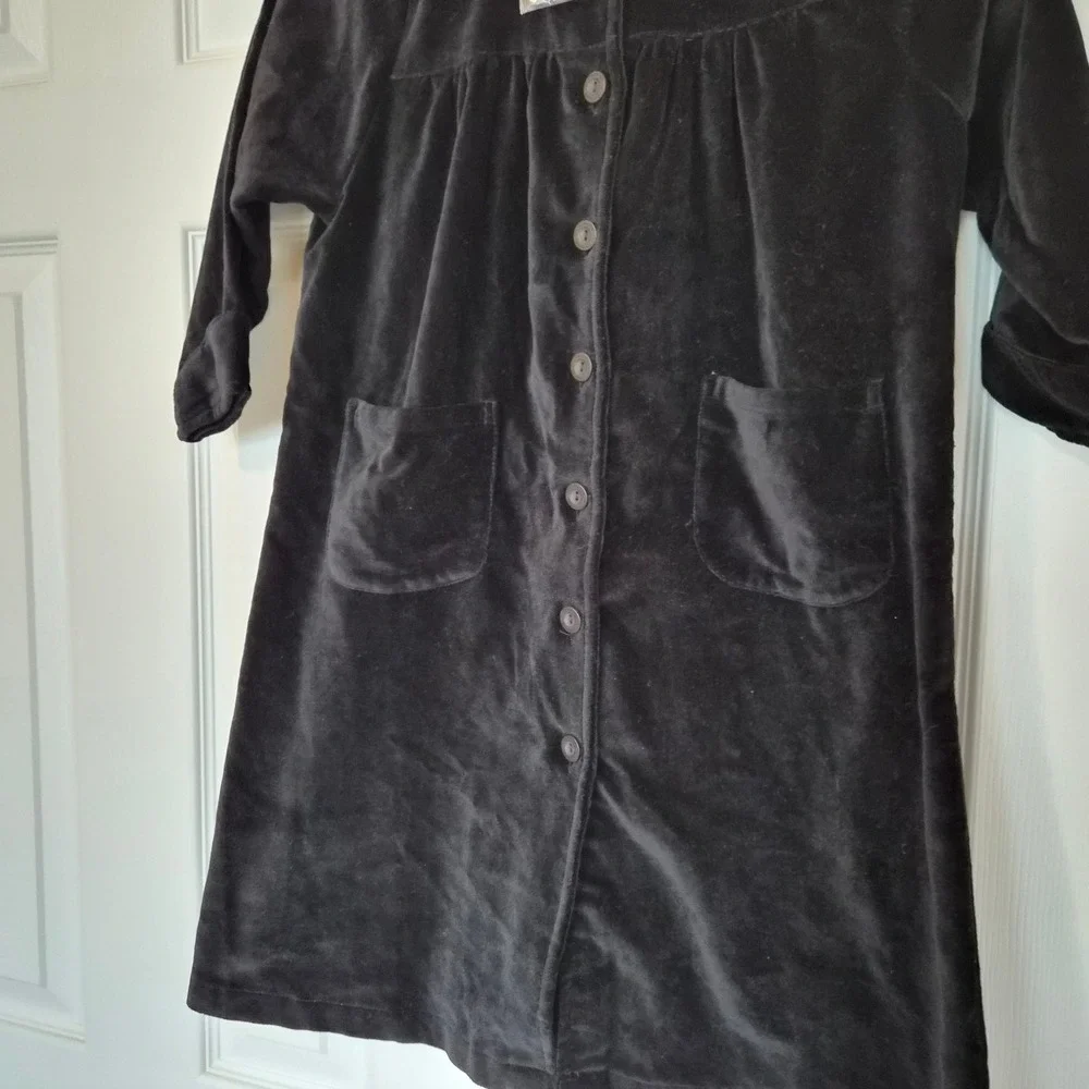 April‎ Cornell Kids Black Velvet Victorian Jacket Coat Cornelloki Size 4 Gothic